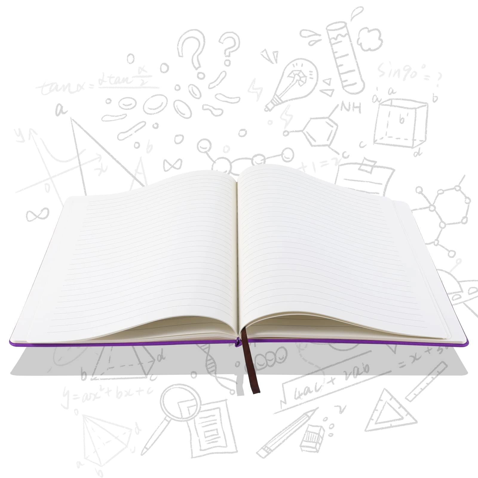 Notebook A4 Hardcover - Lined 80 Sheets