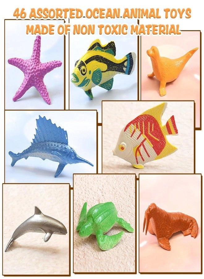 Mini Ocean Sea Animals - 46 piece(s)