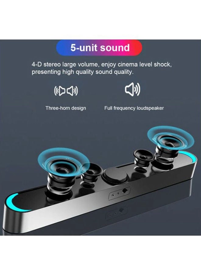 D-238 - Black/Blue 2x Speaker