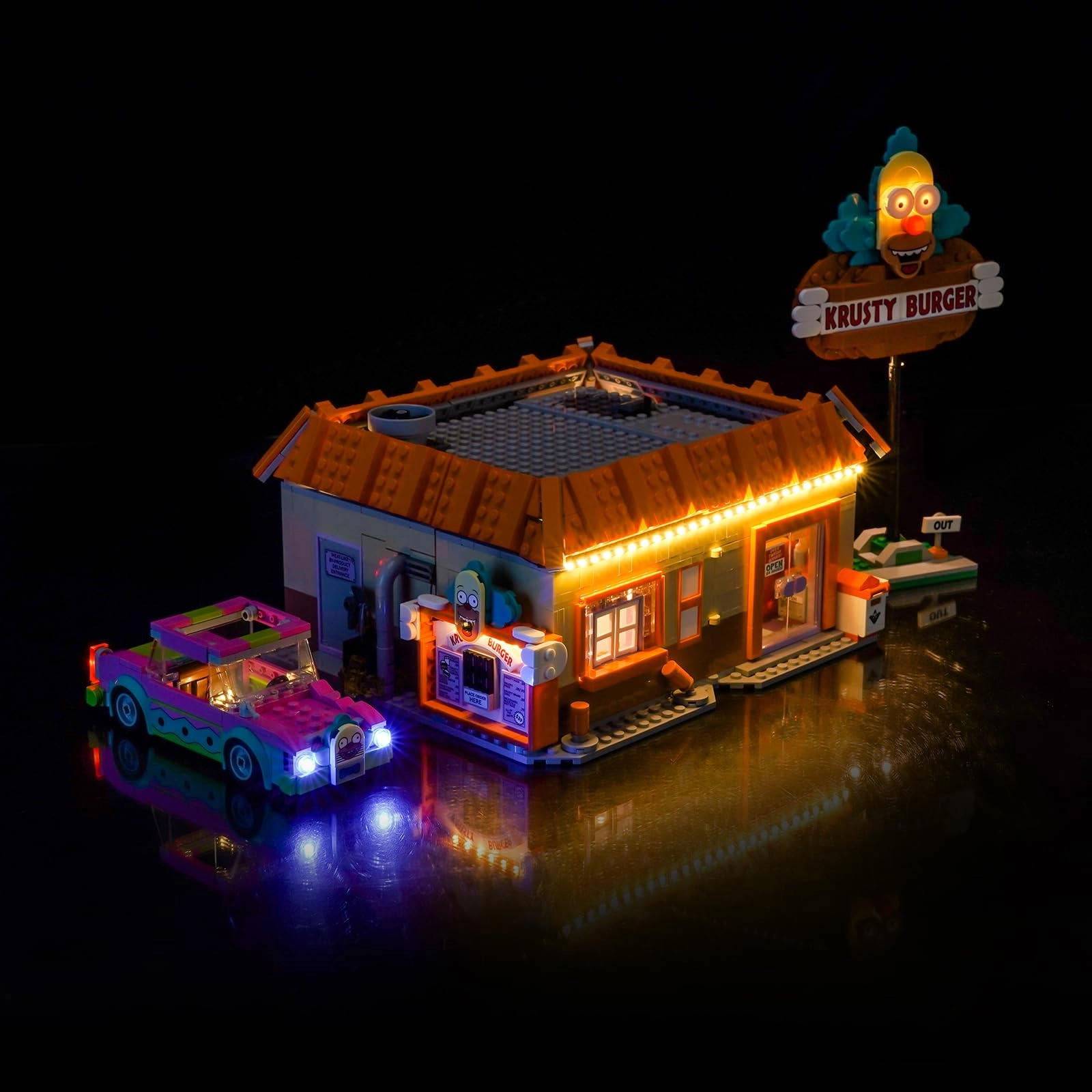 BrickBling The Simpsons: Krusty Burger (10352) - Remote Control LED