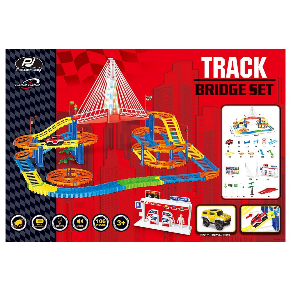 Vroom Vroom Magic Track Bridge - 106 pcs