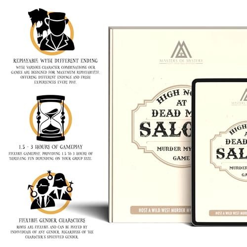 Cowboy Wild West Murder Dinner Game - English Adult