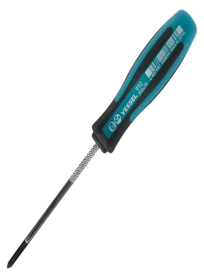 VESSEL MEGADORA Thin Shank Screwdriver - 0x75 (3")