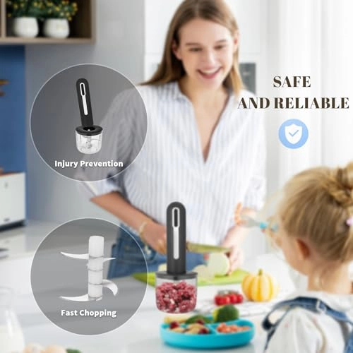 MINI Cordless Food Processor - 14 oz 30W