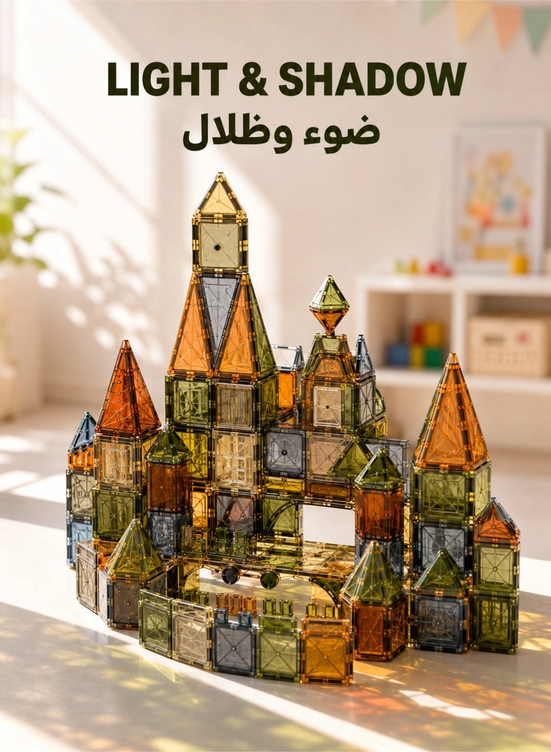 Magnet Building Tiles - 100pcs