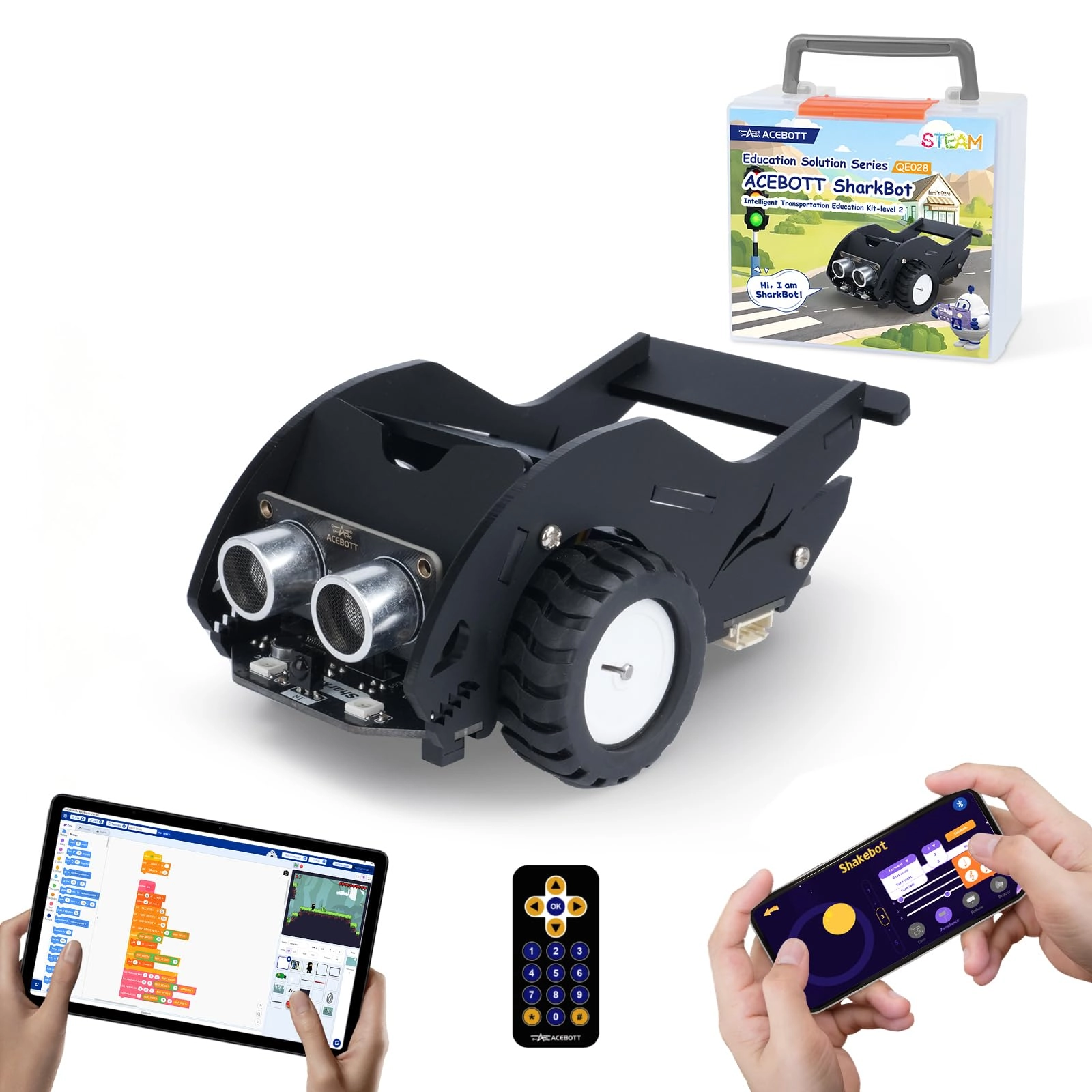 ACEBOTT Co., Ltd. SharkBot Smart Car Kit - Coding