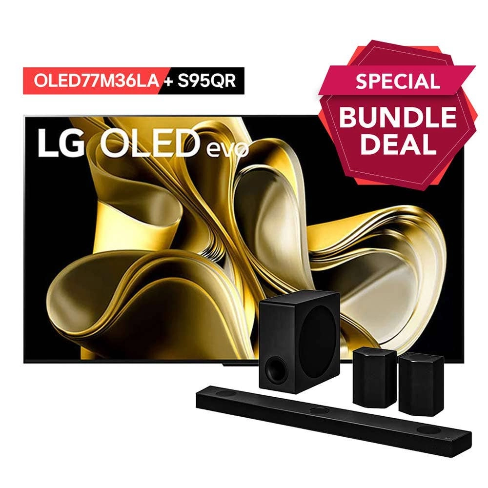 LG OLED77M36LA - 77 inch + S95QR