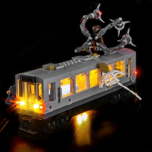 Light kit Compatible with Lego 76321 - Spider Man vs Doc Ock Subway Train Scene Lego