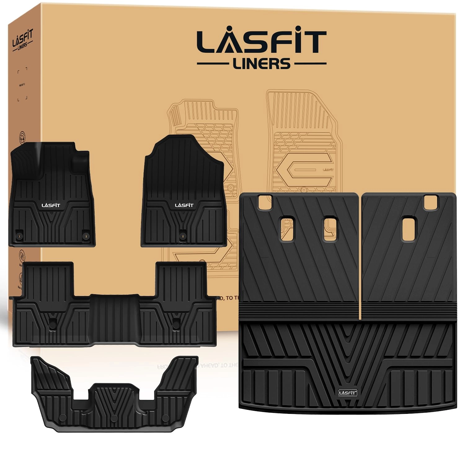 Floor Mats for Honda Pilot - 2023 2024 2025 2026 1st & 2nd & 3rd Row