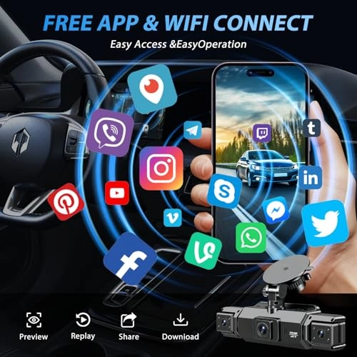 360 View 4 Channel Dash Cam