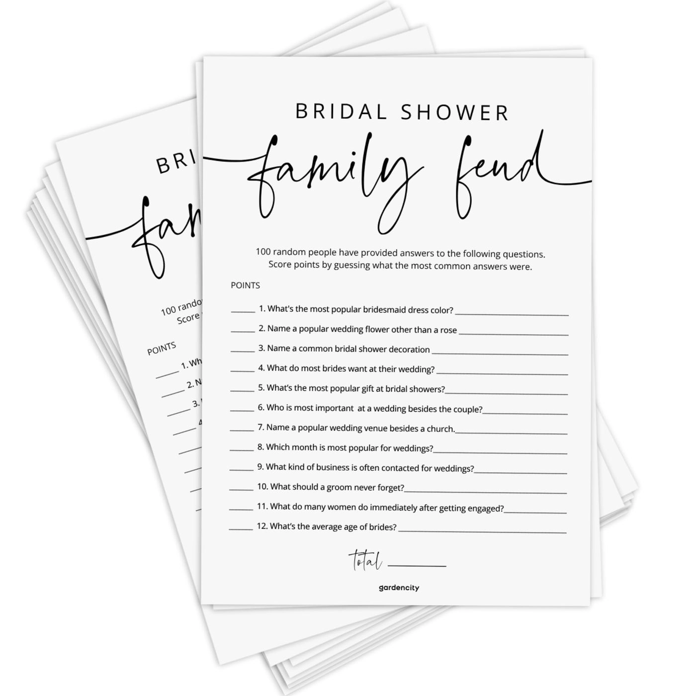 Bridal Shower Games - 50 piece(s)
