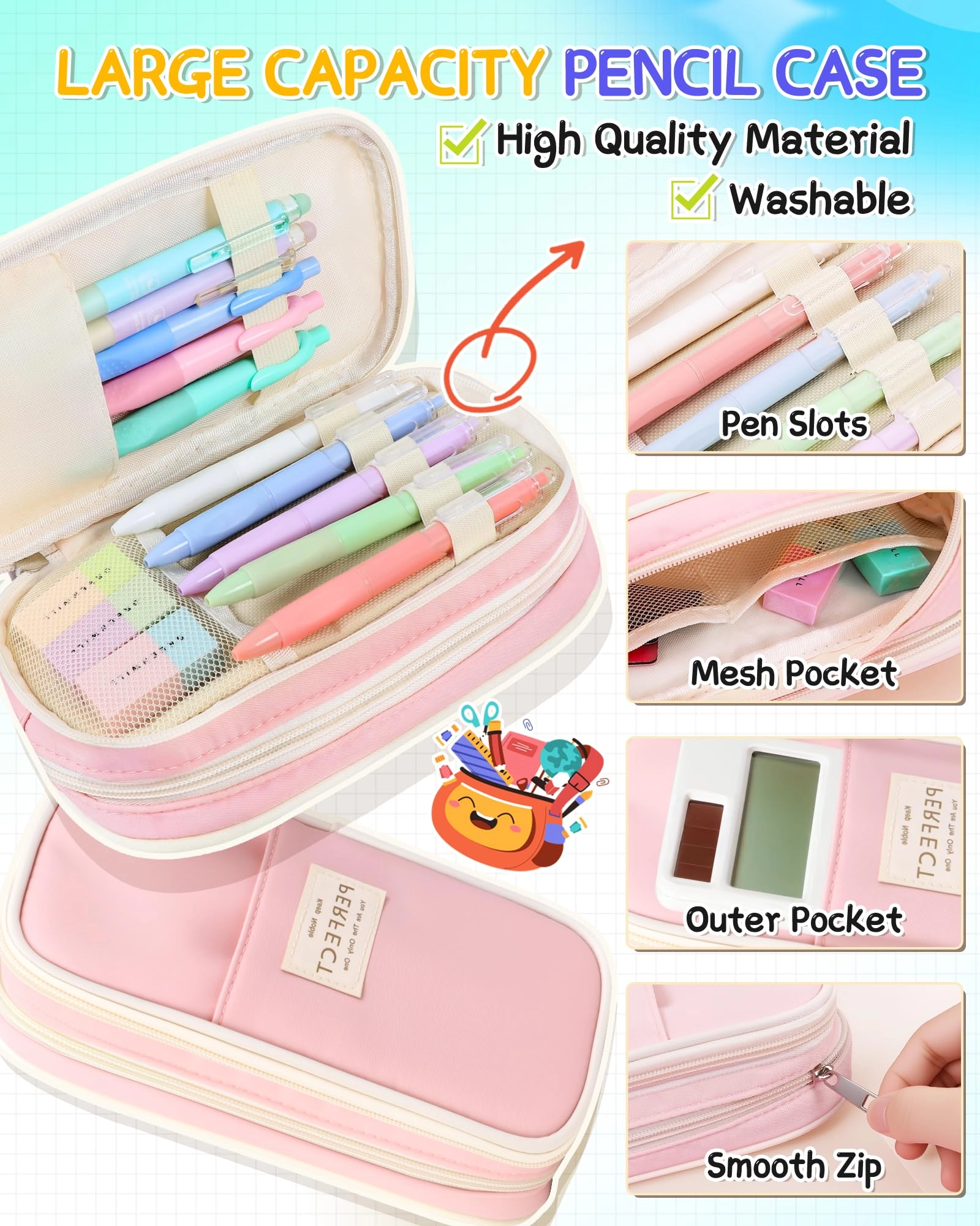 Aesthetic Stationery Supplies - 146PCS Set
