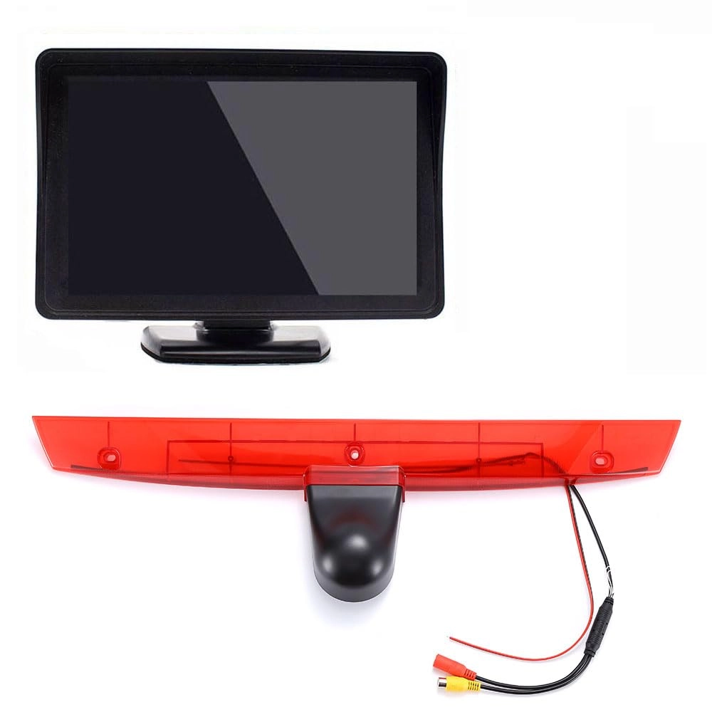 TFT LCD monitor - 4.3 inch + rear view camera - Night vision wireless 628 x 586 pixels