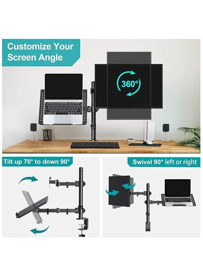 Dual Monitor Stand - 32 inch 75mm x 75mm 100mm x 100mm
