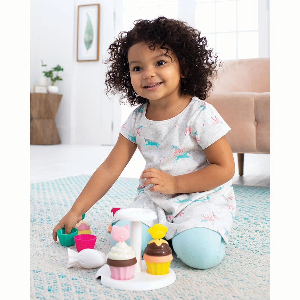 Zoo Sort And Stack Cupcakes - 3-6 years 18 pieces