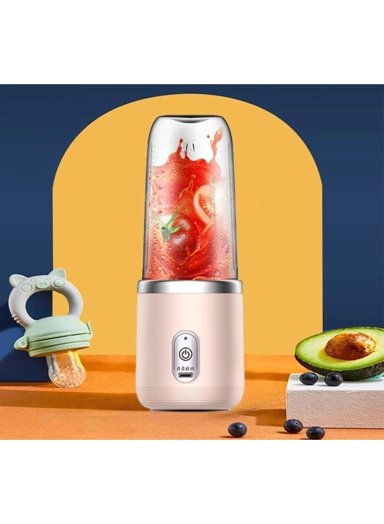 Personal Blender - USB Rechargeable 6-Blade Stainless Steel