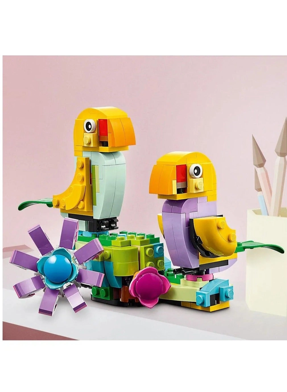 Flowers in Watering Can (31149) - Yellow