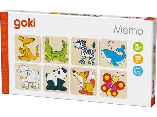 Animals Memo Game - 3 years and up 1 pieces