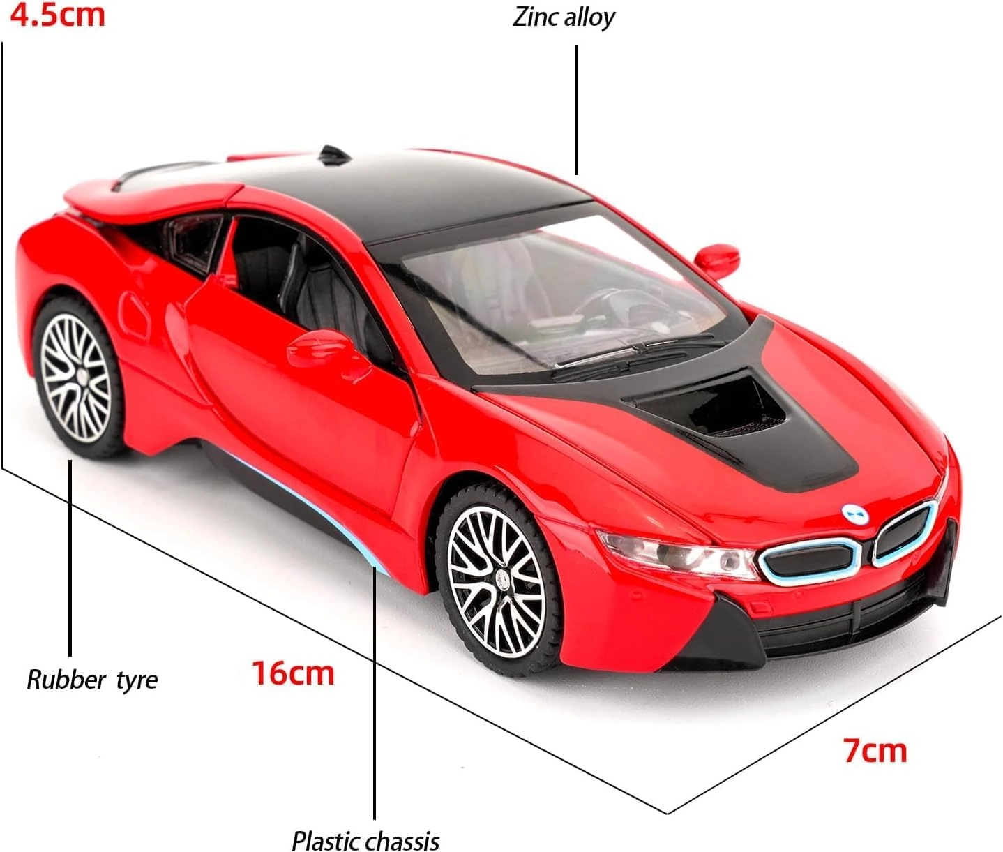 BMW i8 1:32 - 1pcs