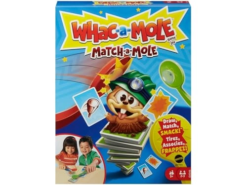 Whac-A-Mole Match-A-Mole - 6 piece(s) 5 years and up English, French, German, Italian, Spanish