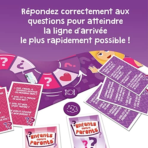 Jeu de Plateau Familial - Quiz Jeu de Cartes (French)