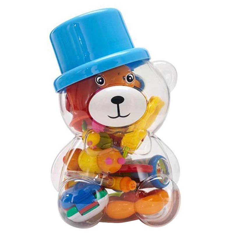 Baby Rattle Toys - Suitable for 0 month & above BPA free silicone 10pcs