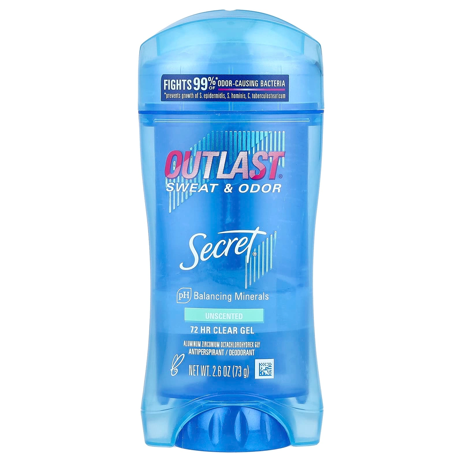 Outlast Antiperspirant and Deodorant Clear Gel - Completely Clean 200 gram