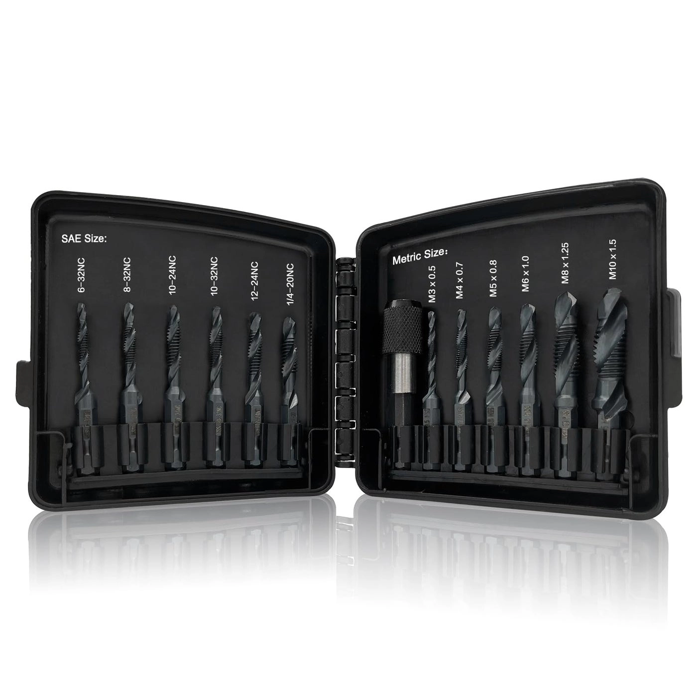 Drill & Tap Bits - high-speed steel 13 pcs