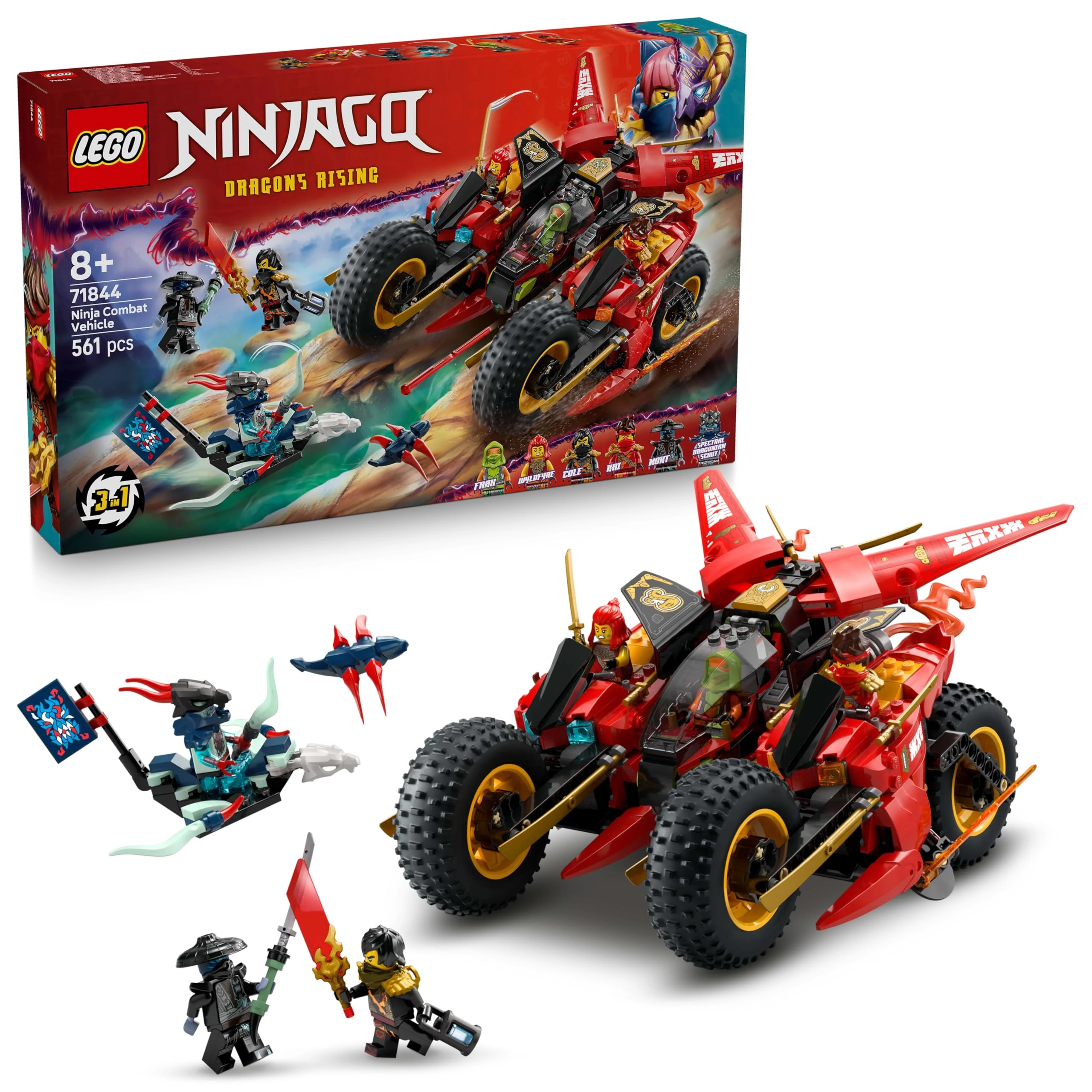 NINJAGO Ninja Combat Vehicle 3-in-1 (71844)