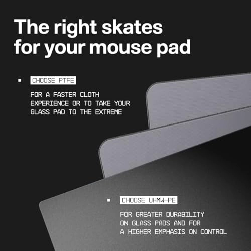 Mouse Skates - PTFE UHMW-PE Silent