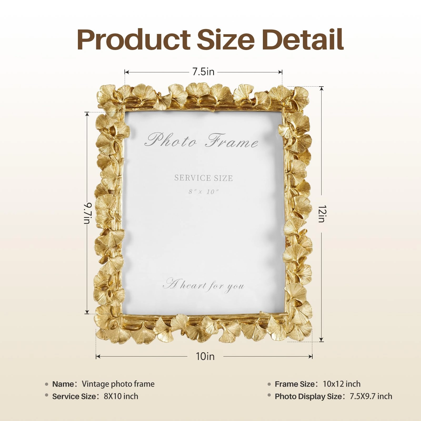 Picture Frame - 8x10 inches