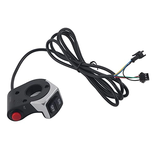 Mountain Bike 2 in 1 Light Horn Switch Button - 1.7m cable 22.5mm handlebar