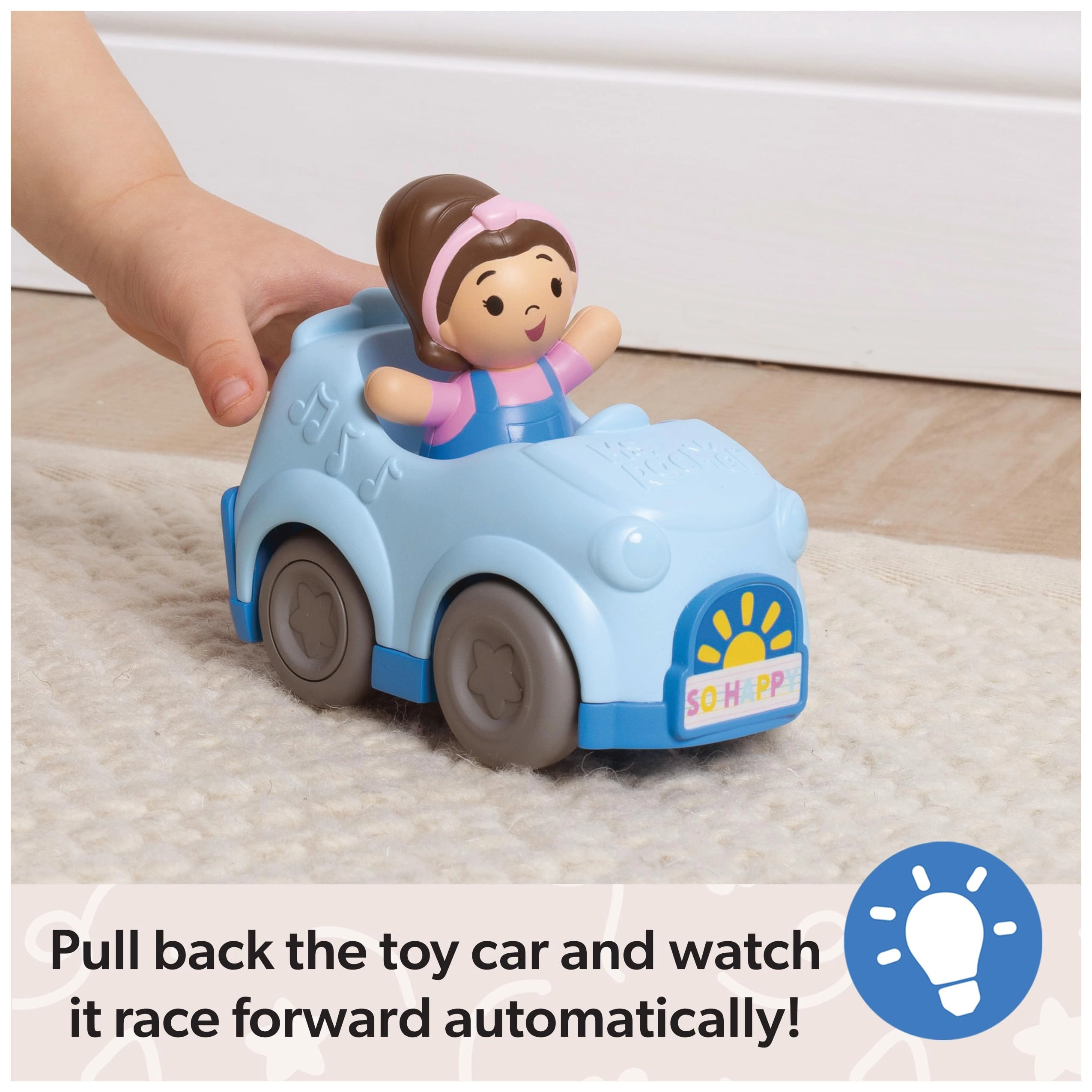 1-2-3 Roll! - Pull Back Car Ages 1-3Y+