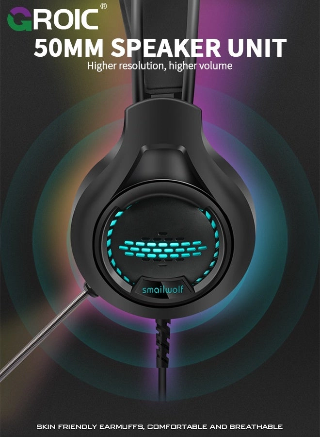 PC Headphones Wired Headset