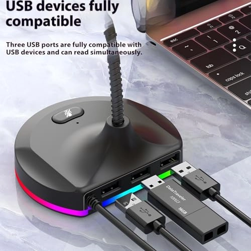 ME6P USB+3.5mm-Mini-Jack Microphone