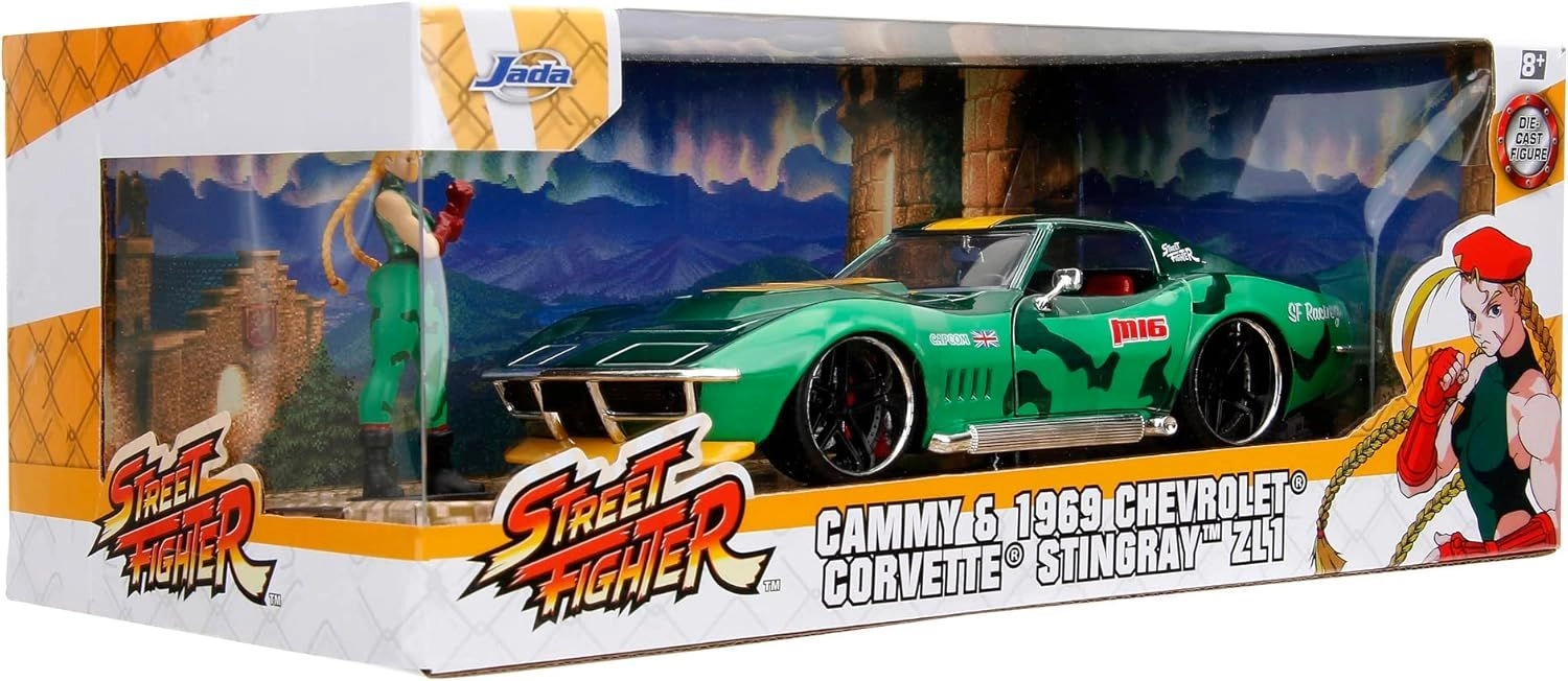 Corvette Stingray - 1:24 + Cammy White - die-cast
