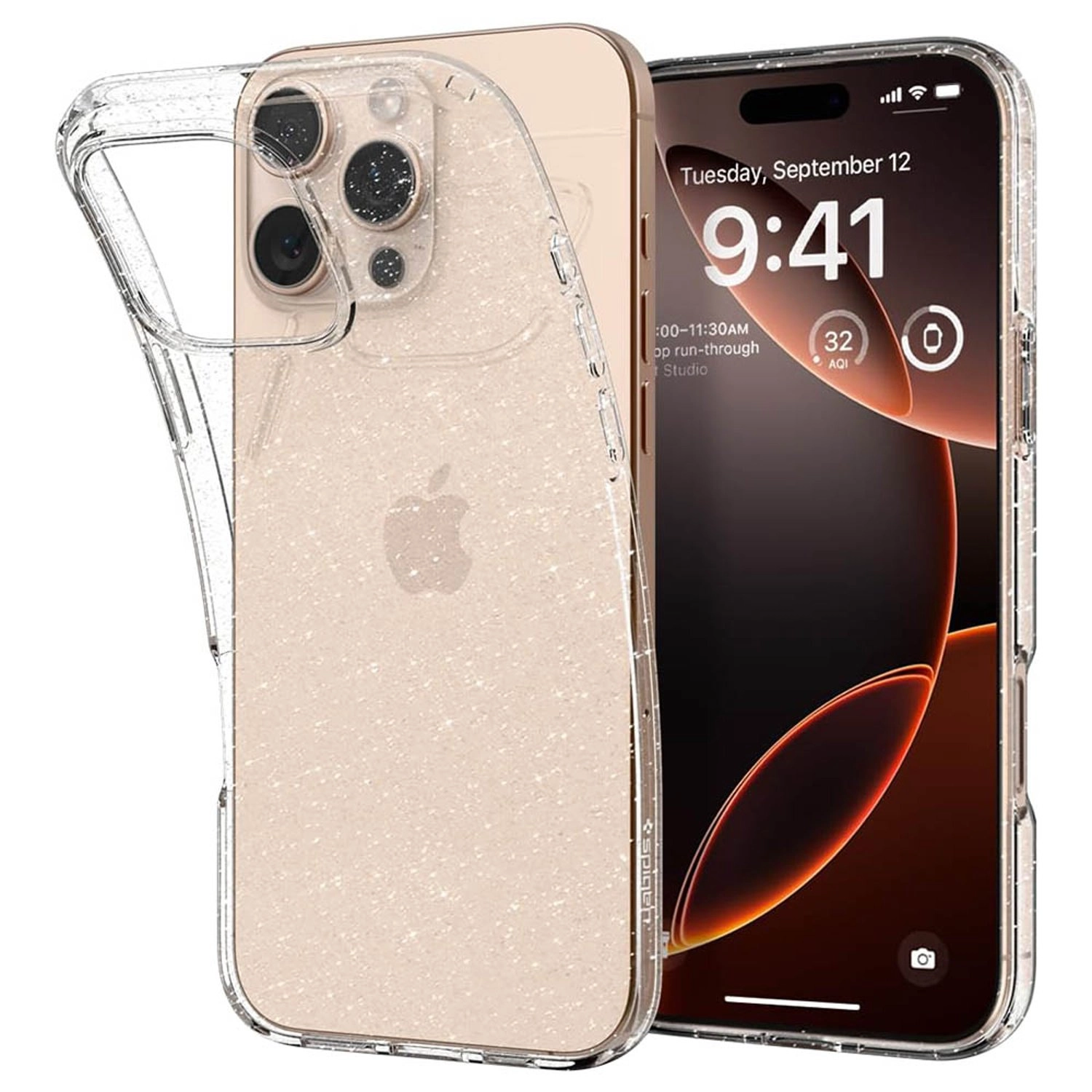 Spigen Liquid Crystal Glitter Max Clear Case for iPhone 16 Pro Max