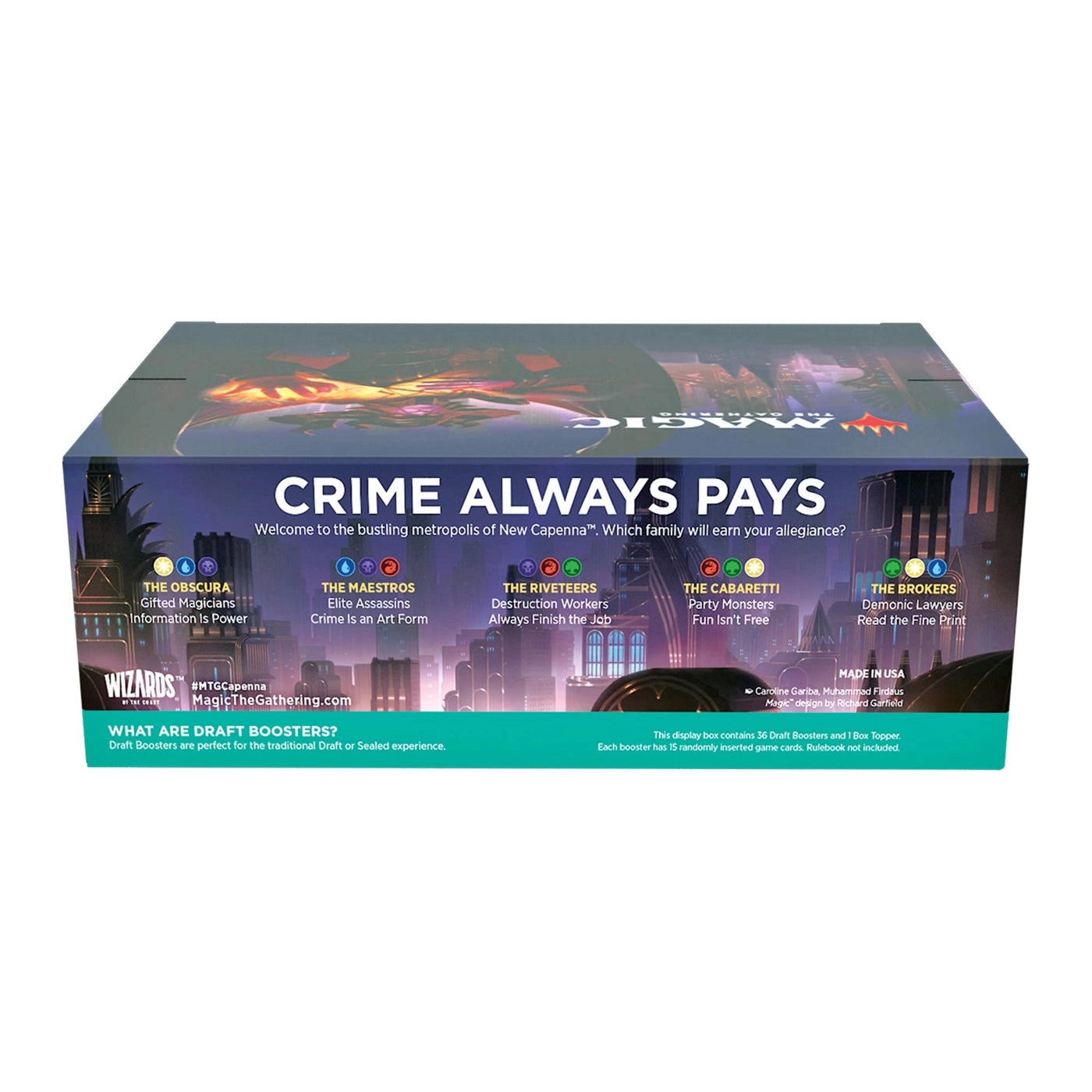 Streets of New Capenna Draft Booster - 36 Packs 541pcs + Box Topper - Foil