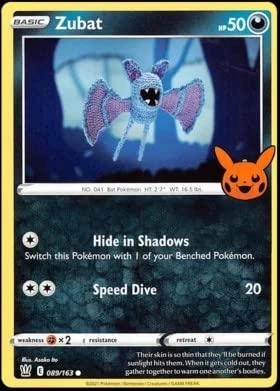 Pokémon Trick or Trade - Zubat 089/163