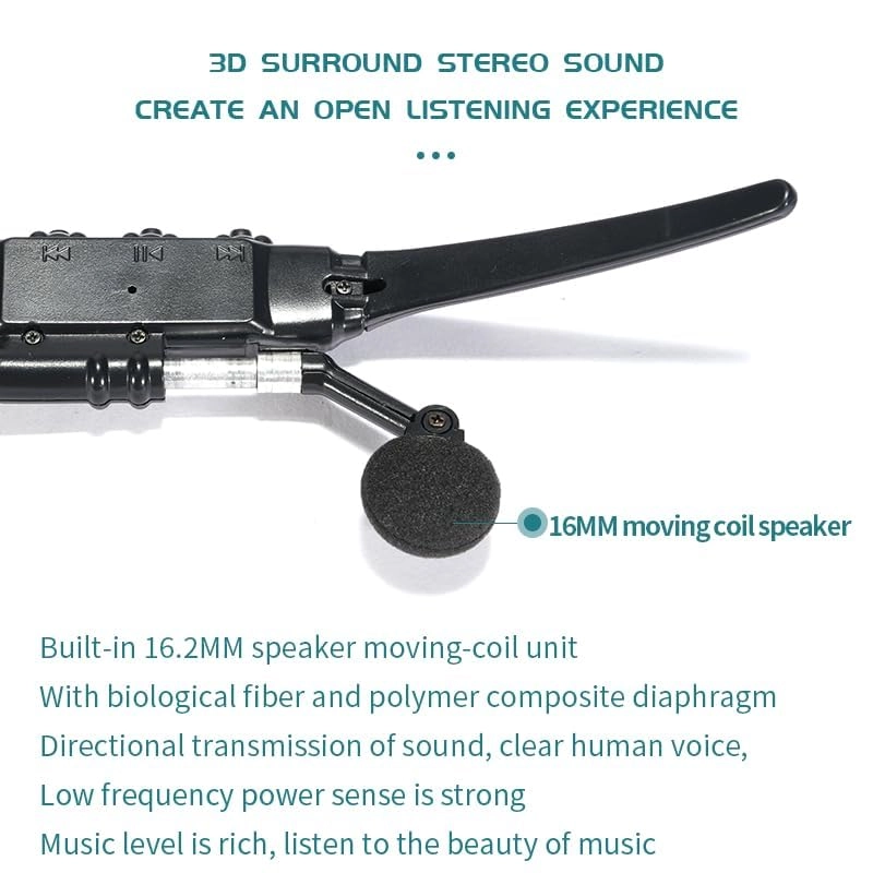 Stereo Bluetooth Sunglasses - Bluetooth 5.0 Polarized Lenses