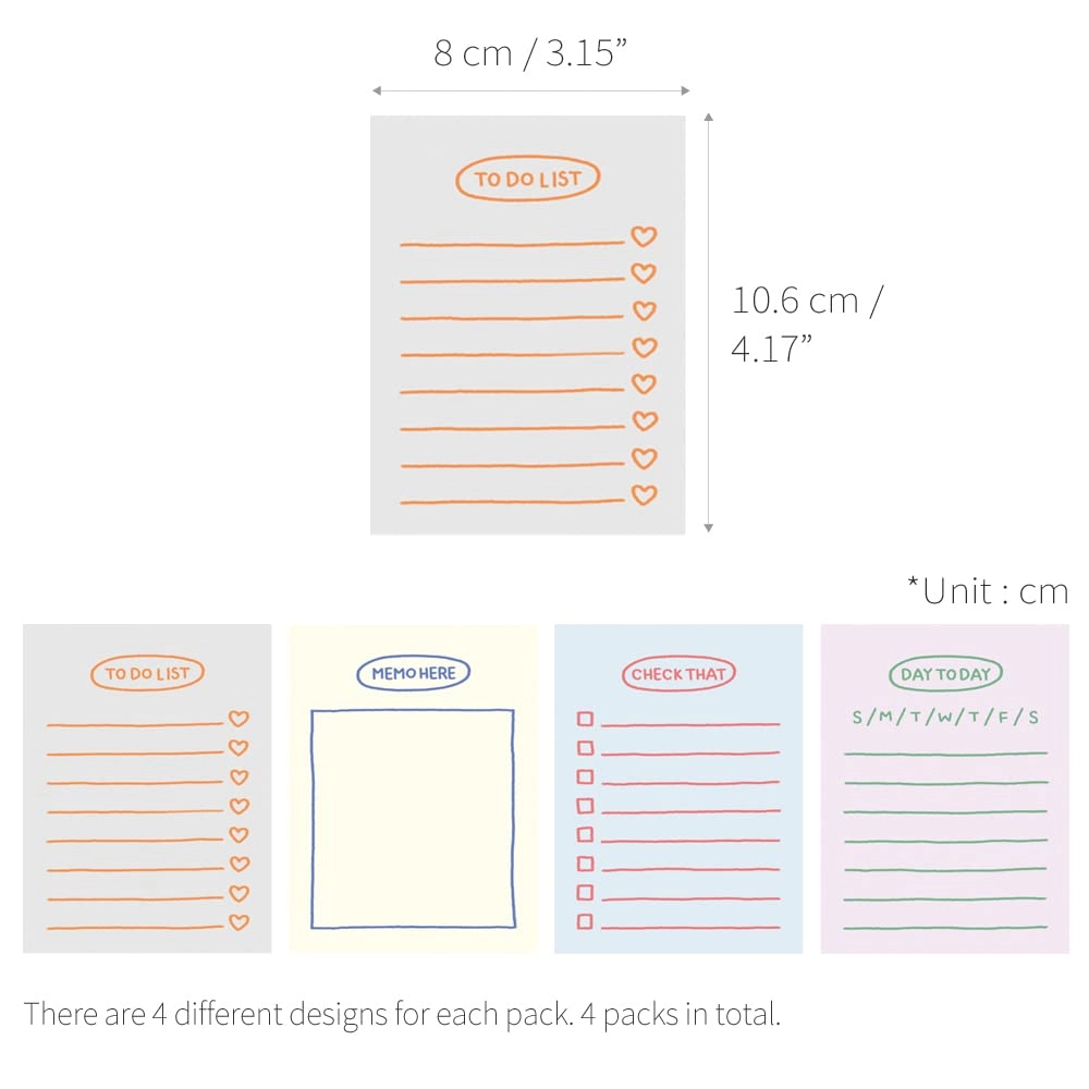 Memopad Softcover - Blank 400 Sheets