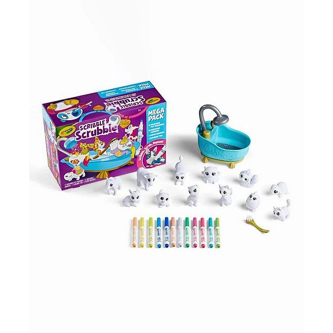 Crayola Scribble Scrubbie Pets Mega Tub Playset