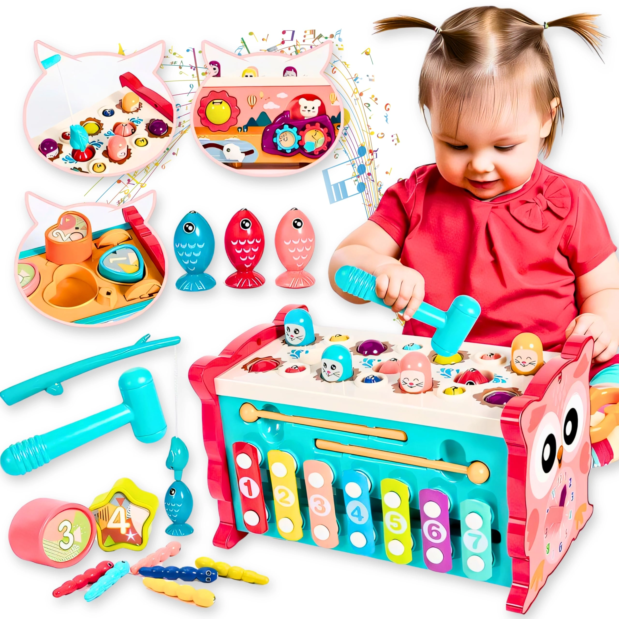 AYEBIA 8-in-1 Montessori Toy - 1 yr(s)