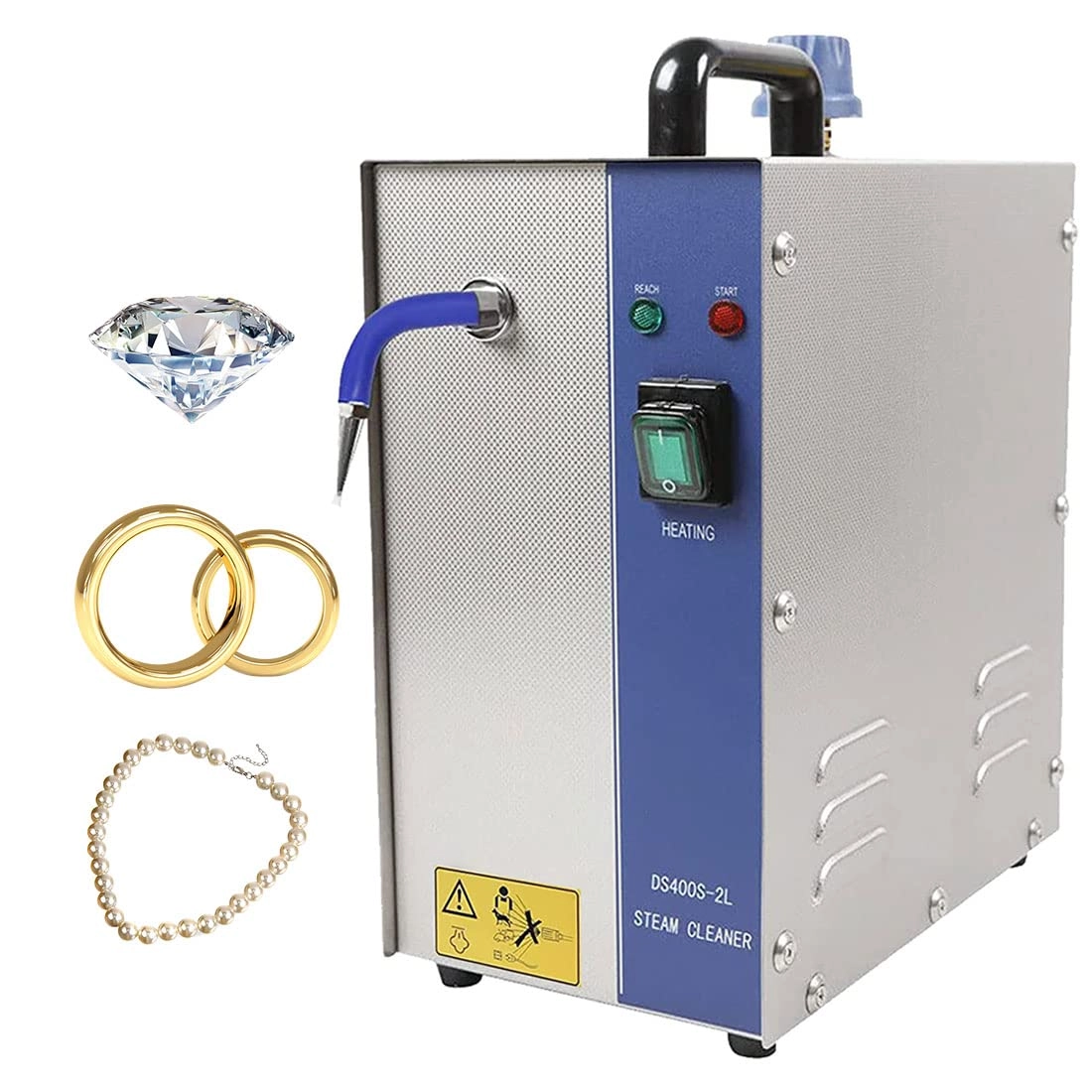 KRUZZO Jewelry Steam Cleaner - 2L