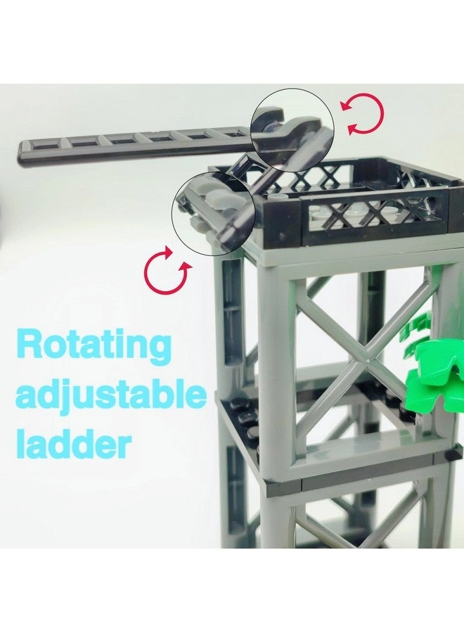 Camouflage Tent + Command Center + Sentry Guard Tower - Modern Military