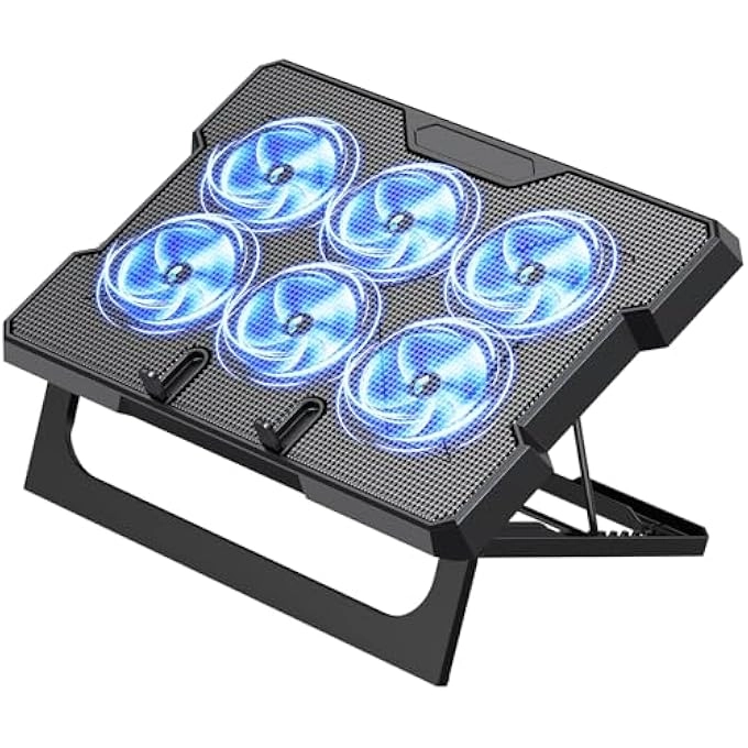 LAPTOP COOLING PAD - 12-17 INCH 6 QUIET FANS