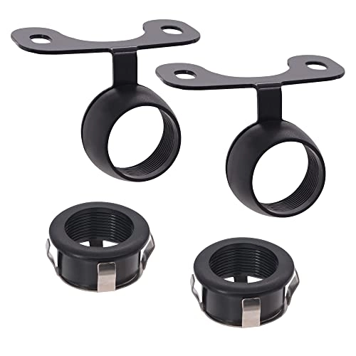 Round Car Rear Camera Mounting Bracket Kit - Butterfly Mount Flush Mount 4 Kits