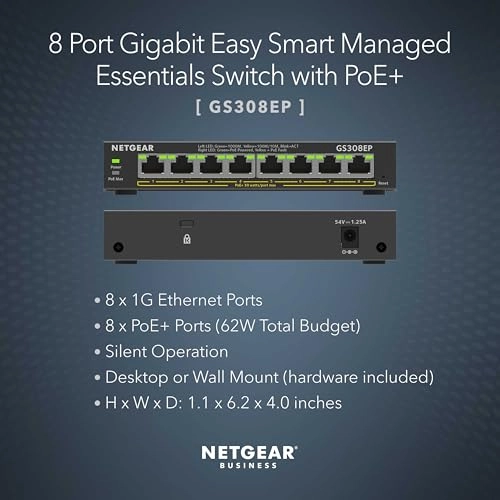 GS308EP-100NAS 8-ports