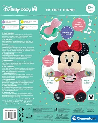 My First Minnie Soft Talking Doll - Dummy Accessories Ages 12 months+