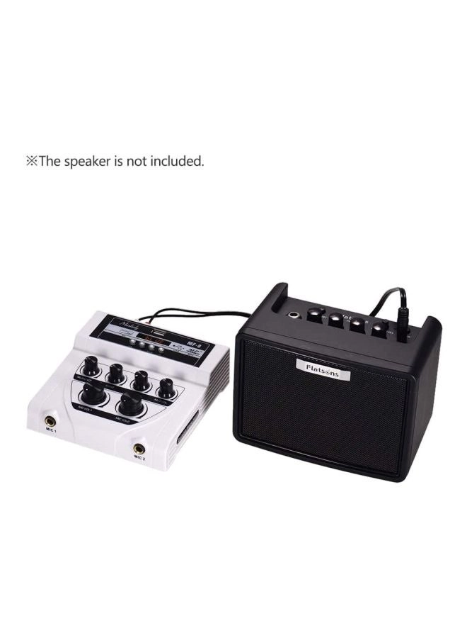 I5036W-UK-A - Mini Karaoke Sound Audio Mixer White/Black
